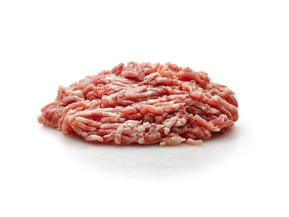 Фарш свиной — химический состав, пищевая ценность, бжу