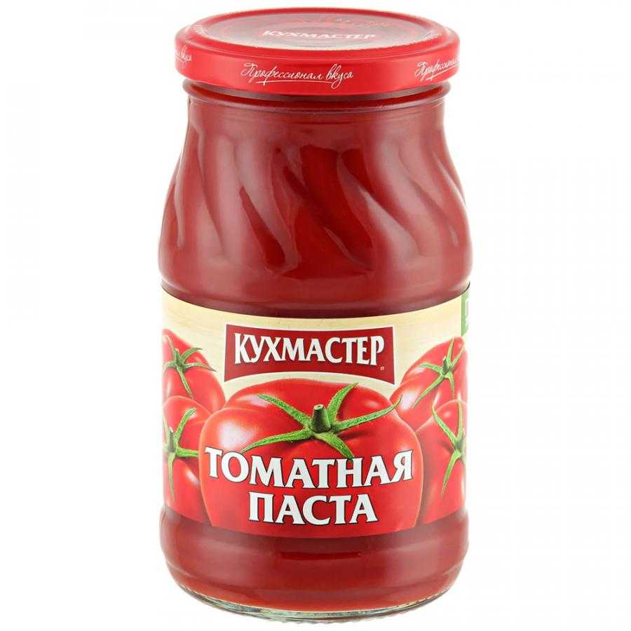 Томатная паста: калорийность на 100 г, белки, жиры, углеводы