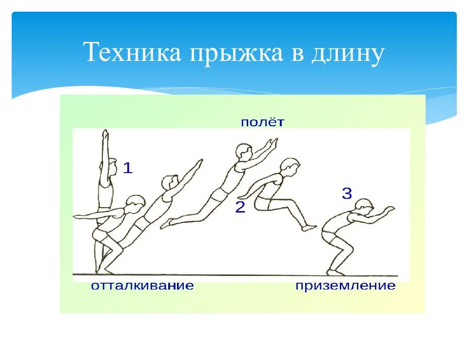 Прыжок в длину с места презентация по физкультуре