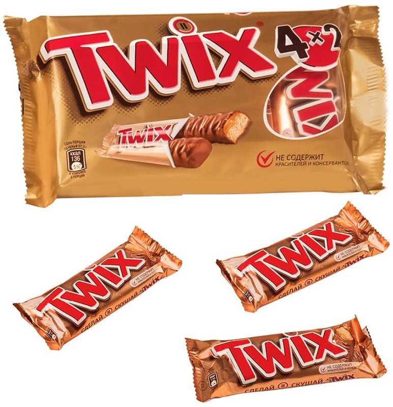 Шоколадный батончик twix — содержание аминокислот