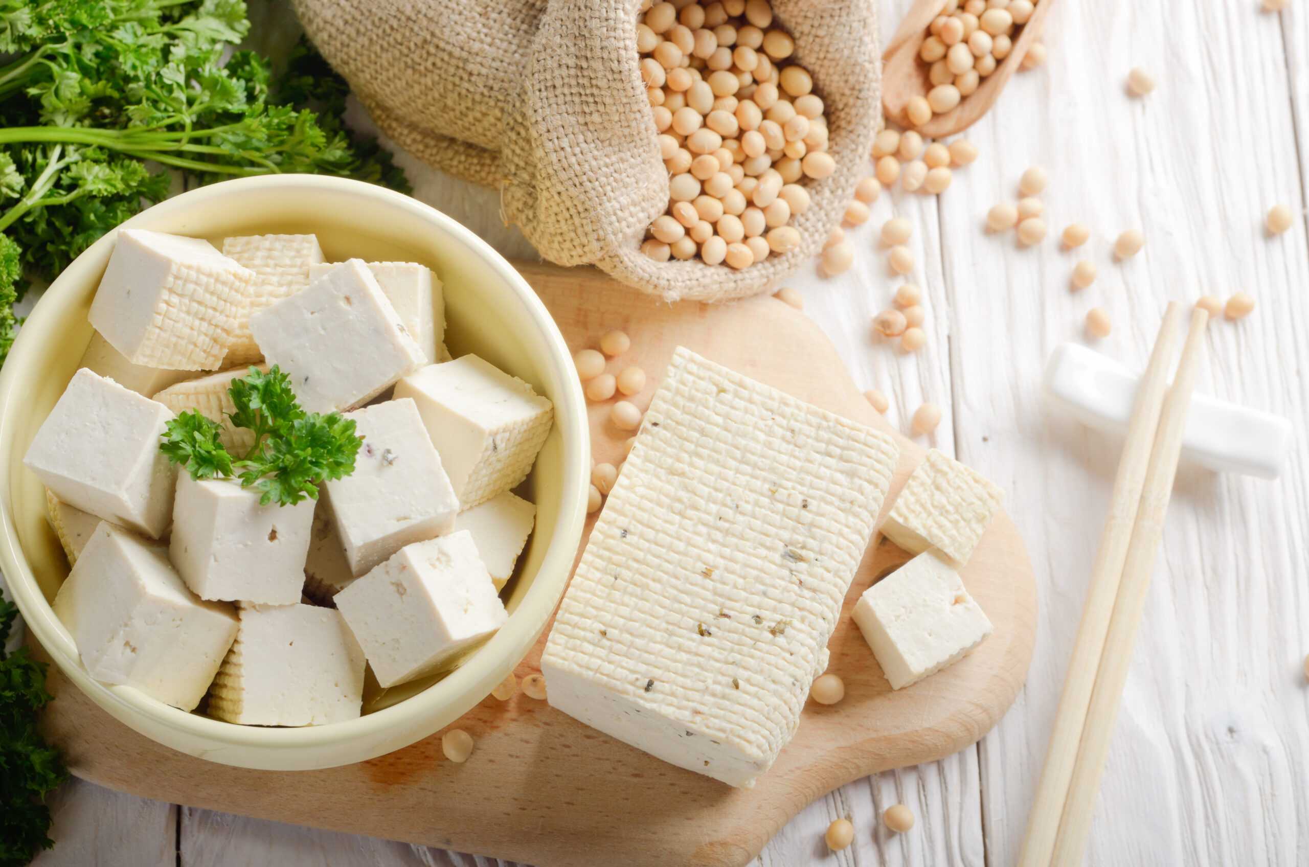 Сыр тофу твердый (полотняный) — химический состав, пищевая ценность, бжу