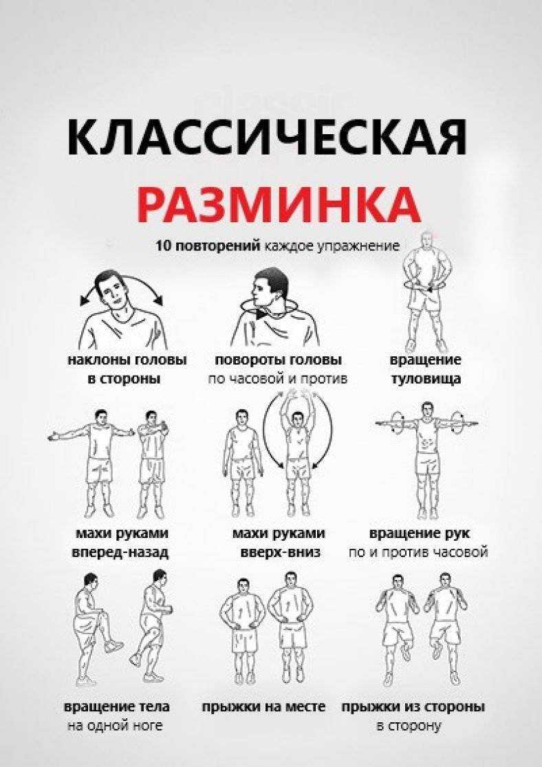 Правильная разминка перед тренировкой в тренажерном зале: базовые упражнения - tony.ru