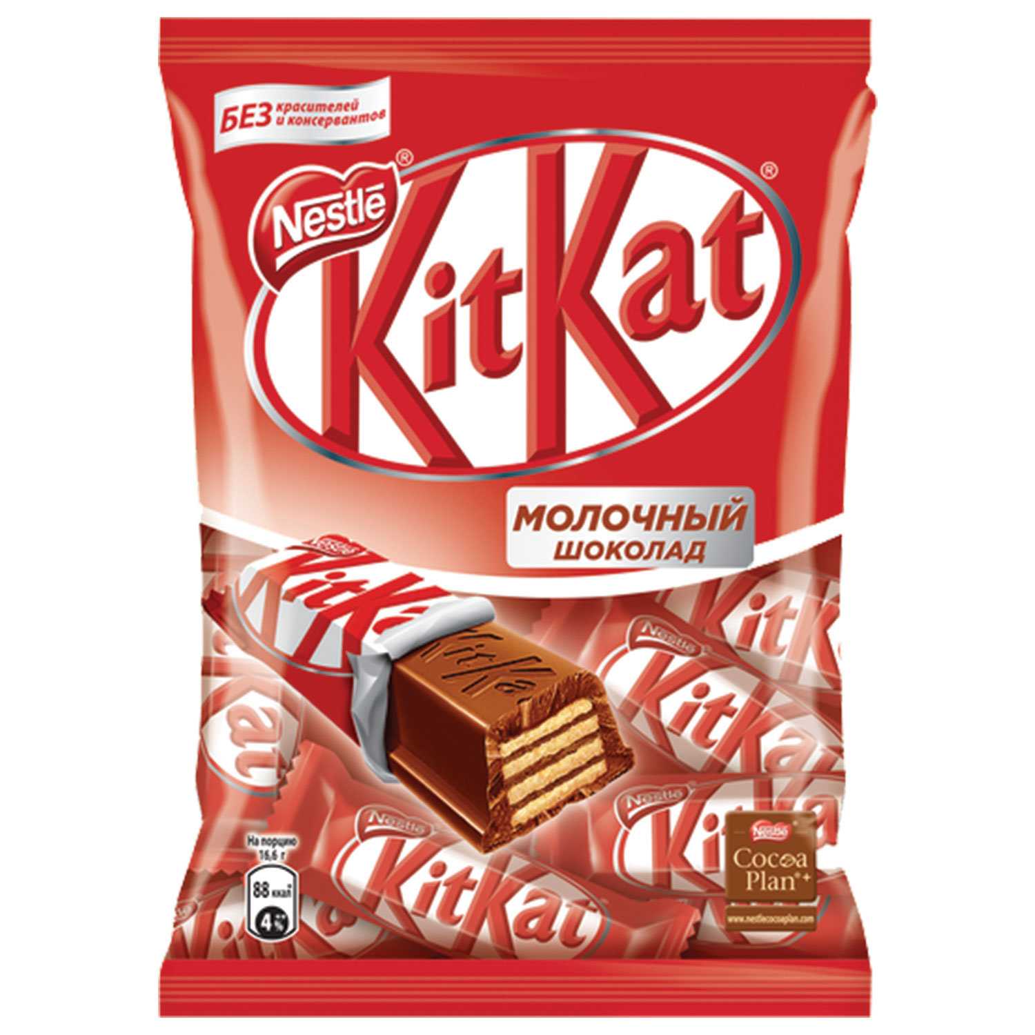 Шоколадный батончик kitkat — какие витамины содержит