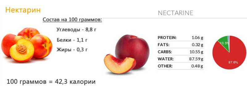 Калорийность фруктов, бжу фруктов на 100 грамм продукта