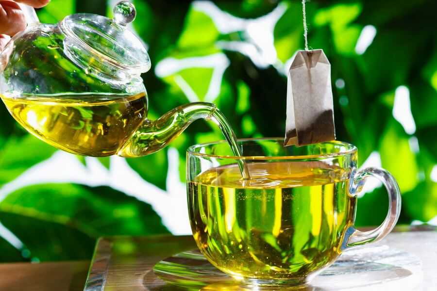 Сколько калорий в зеленом чае: с сахаром и без, с имбирем