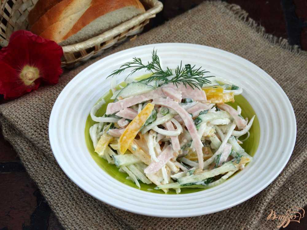 Салат из дайкона вкусный и простой