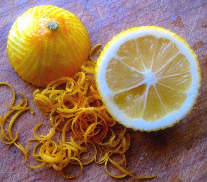 Цедра лимона: польза и применение