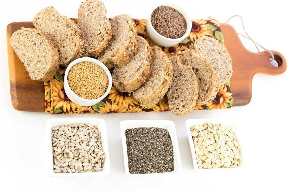 Хлеб из смеси злаков (цельнозерновой): калорийность на 100 г, белки, жиры, углеводы