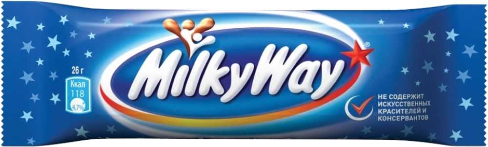Шоколадный батончик milky way — содержание белков