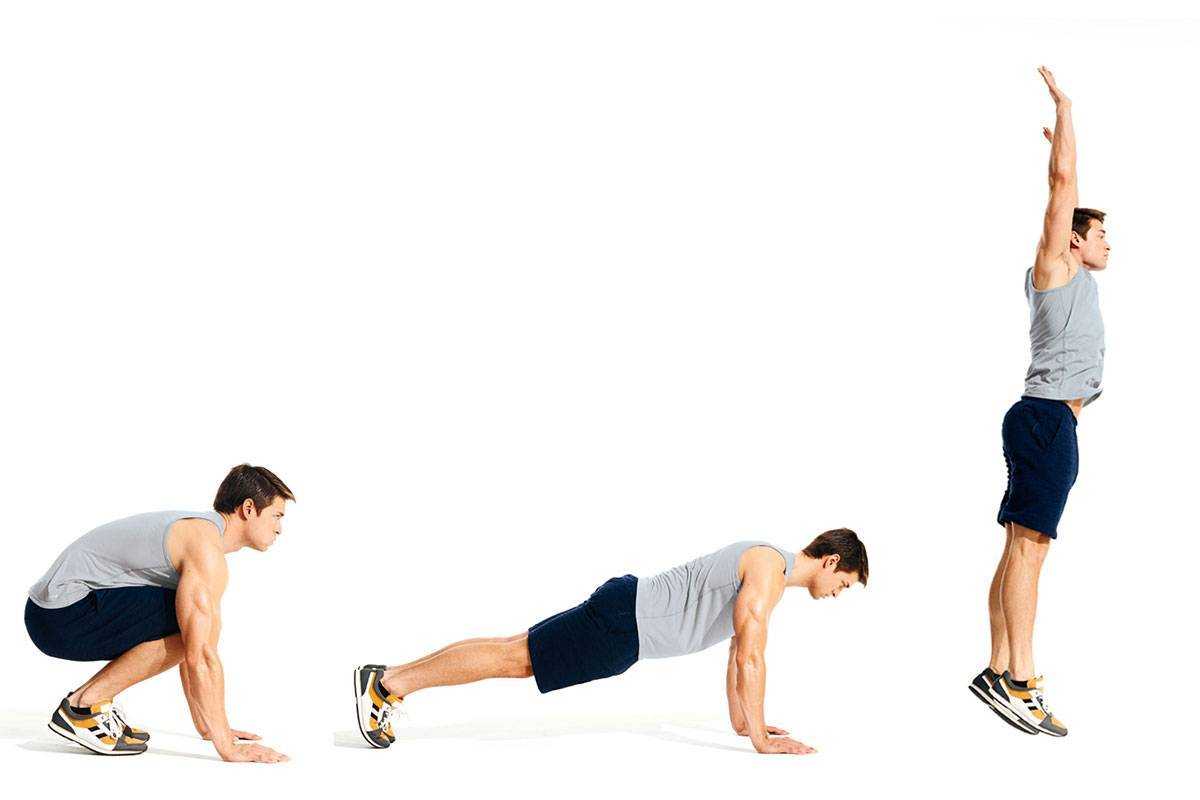 Берпи – это упражнение, включающее в работу мышцы всего тела Узнайте все про технику выполнения бурпи, особенности упражнения, тренировки для новичков и продвинутых спортсменов