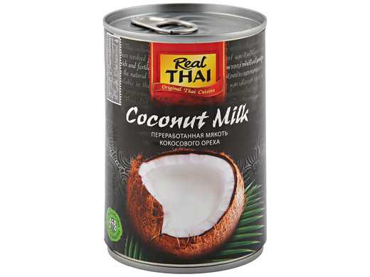 Кокосовое молоко консервированное — содержание жиров