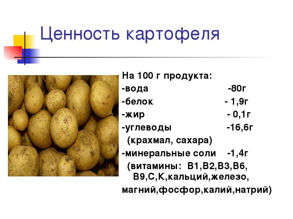 Картофель варёный в мундире — какие витамины содержит