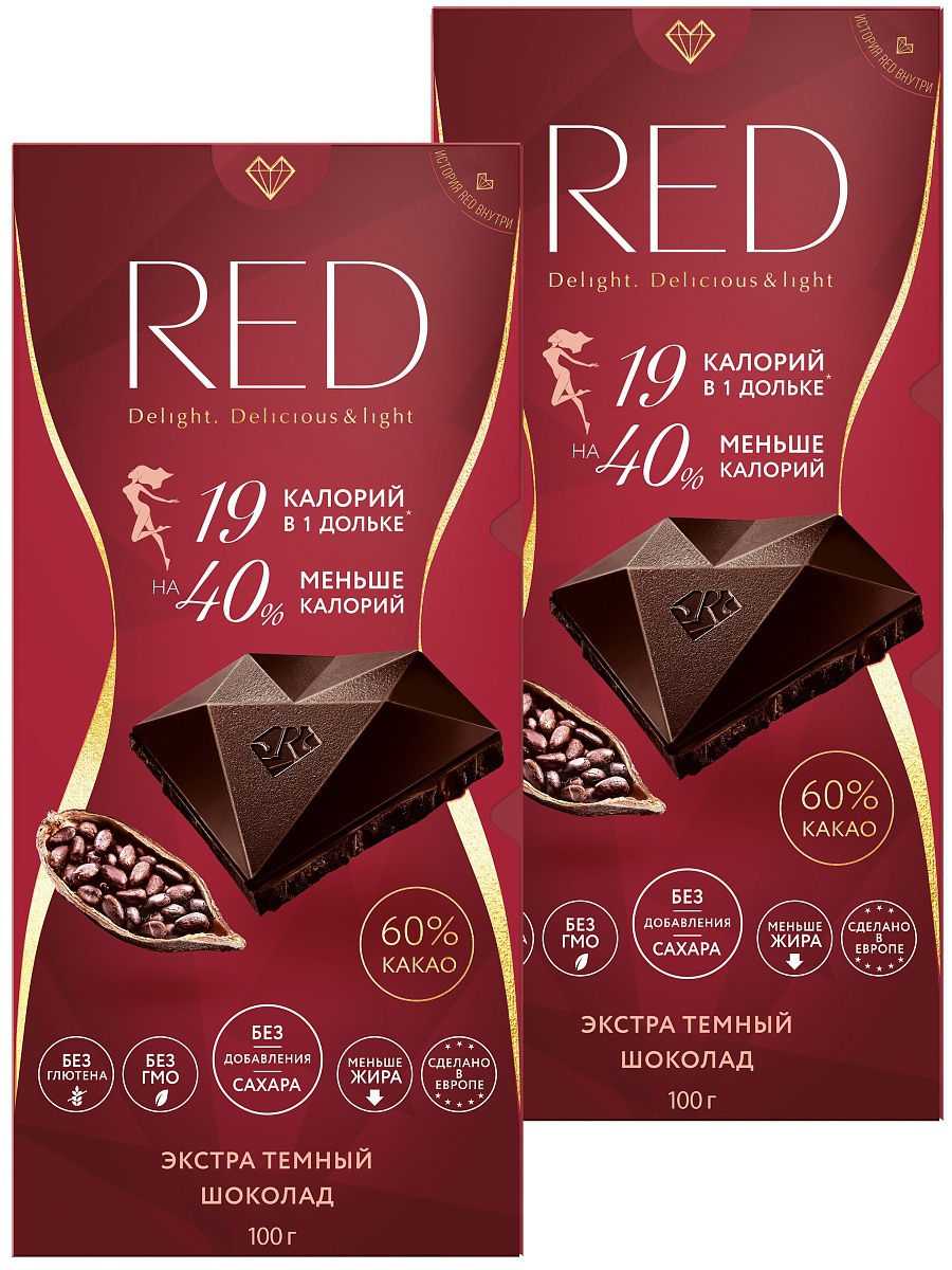 Шоколад тёмный (70-85% какао) — калорийность (сколько калорий в 100 граммах)