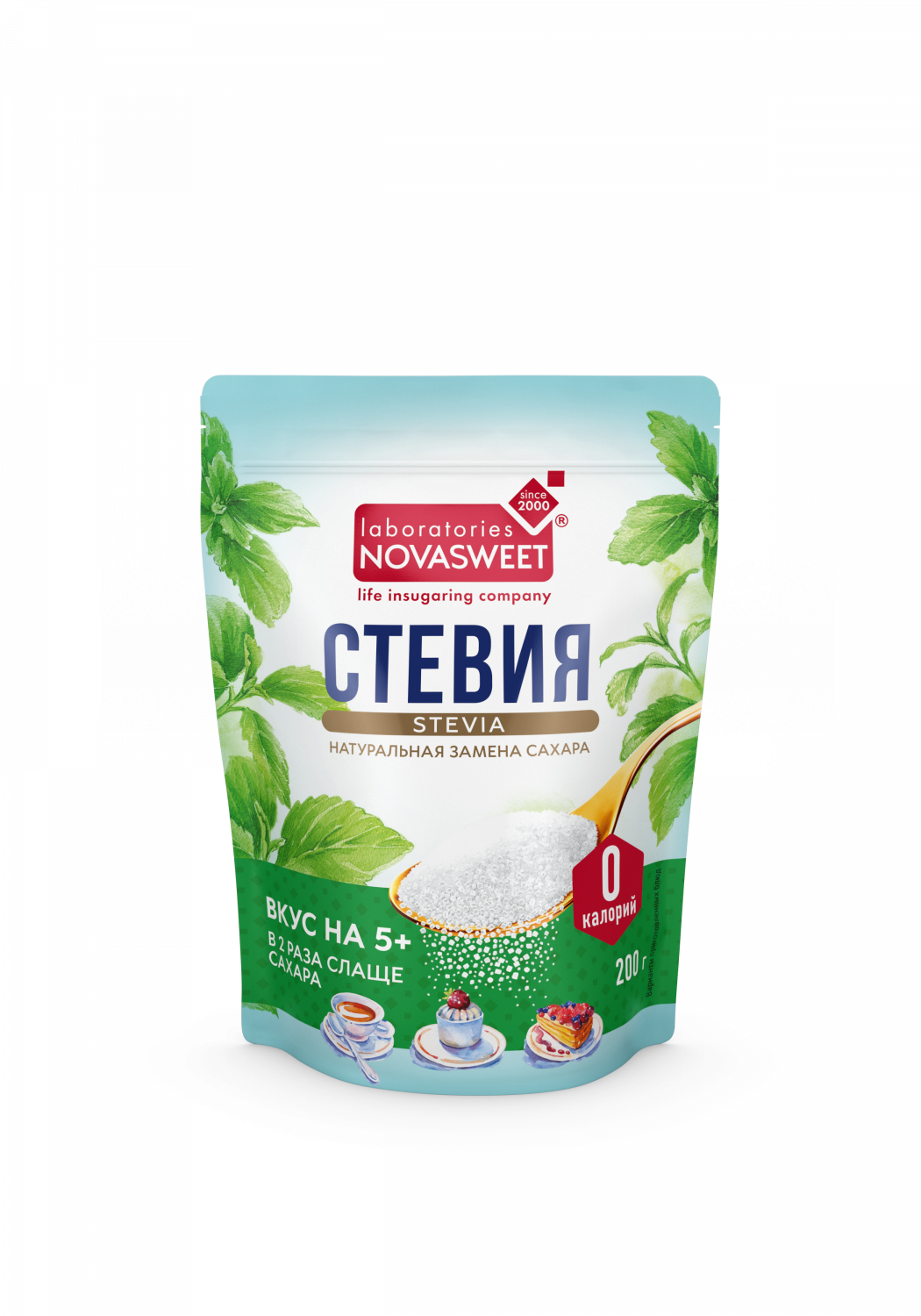 Стевия: калорийность на 100 граммов и пищевая ценность сахарозаменителя