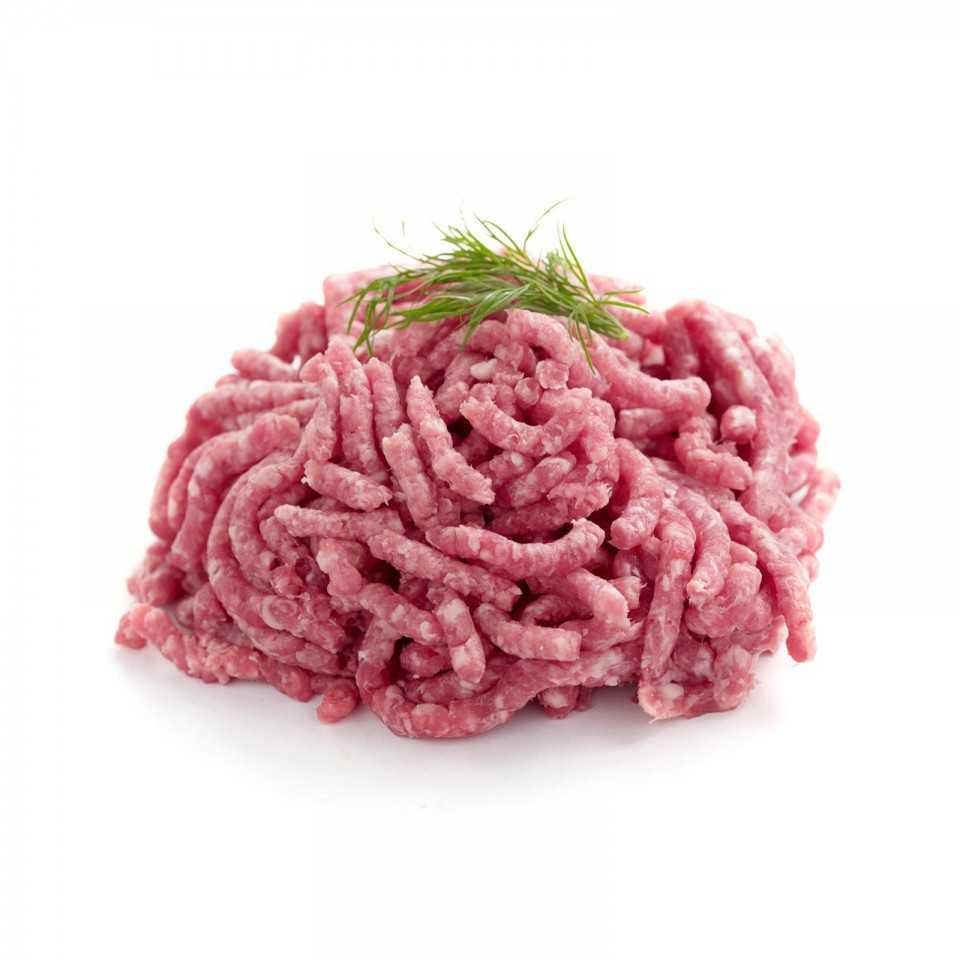 Свиной фарш: калорийность на 100 грамм — 263 ккал. белки, жиры, углеводы, химический состав.
