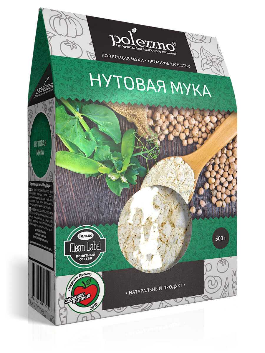 Мука нутовая — сколько белков (на 100 грамм)