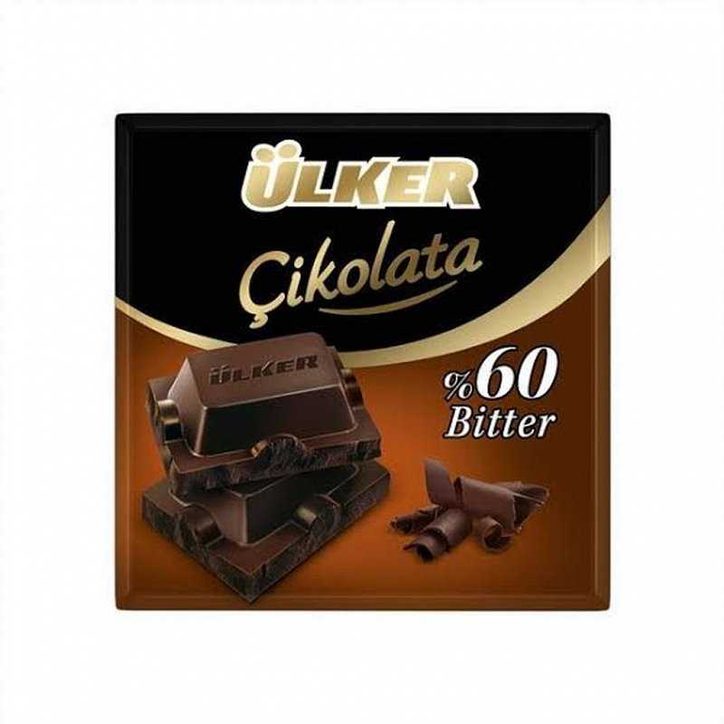 Шоколад тёмный (60-69% какао) — калорийность (сколько калорий в 100 граммах)